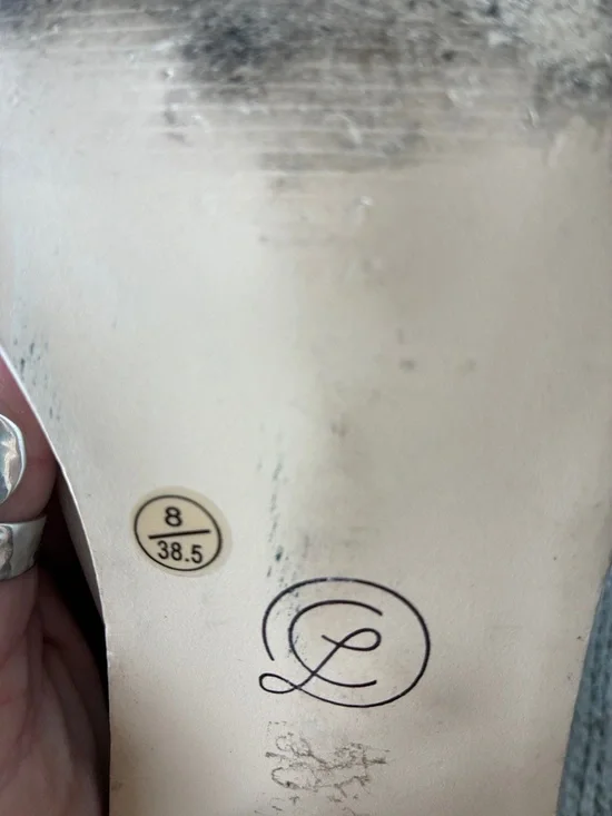 Chinese Laundry White Peep-Toe Block Heel Booties - Picture 5 of 5